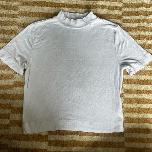 Aritzia Baby Blue Turtle Tee - Picture 1 of 4